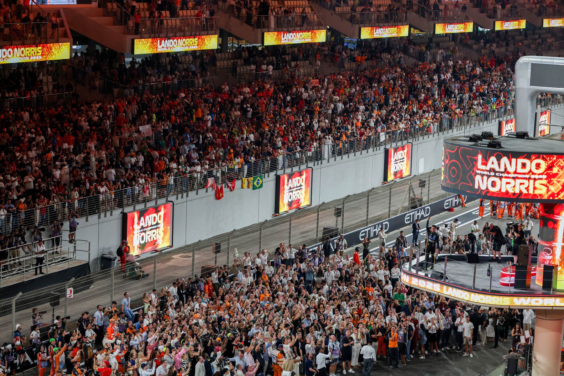 How the paddock reacted to Lando’s F1 Drivers’ World Championship triumph