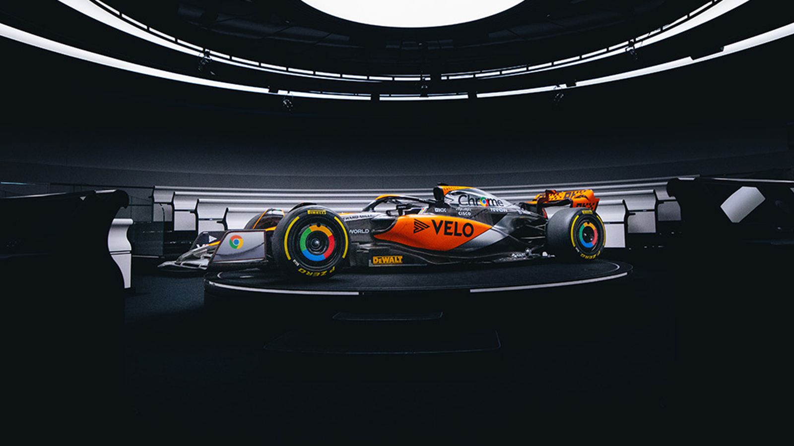 McLaren Racing and Google unveil Chrome throwback livery