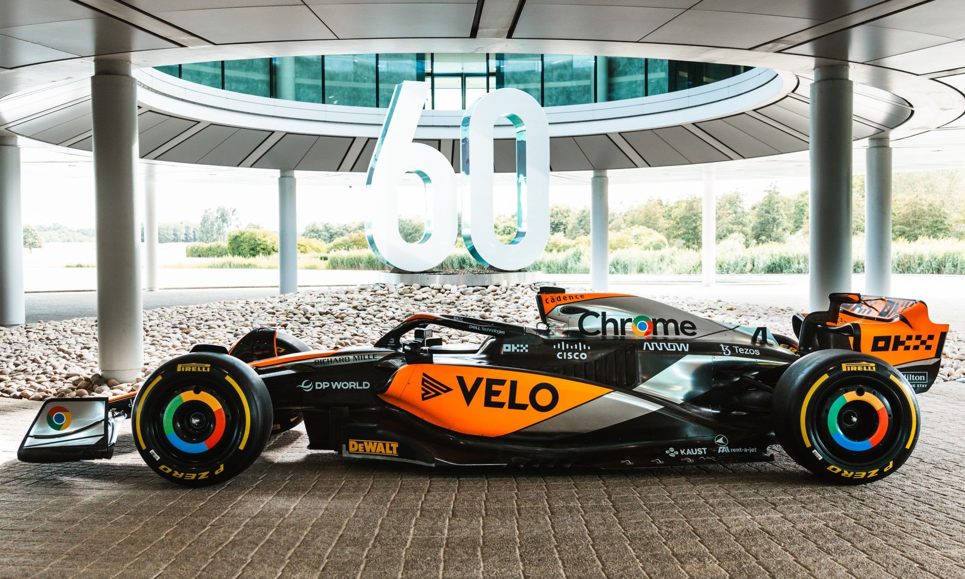 McLaren Racing X Google Chrome livery for Silverstone