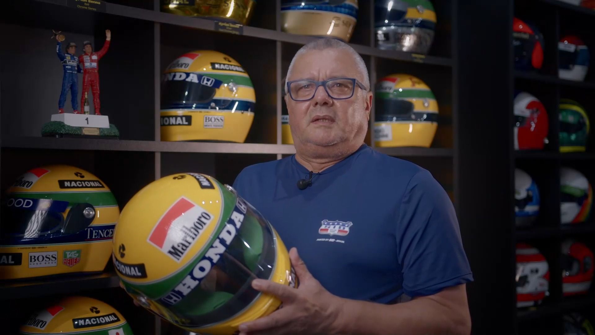 Alan Mosca on Ayrton Senna's helmet design