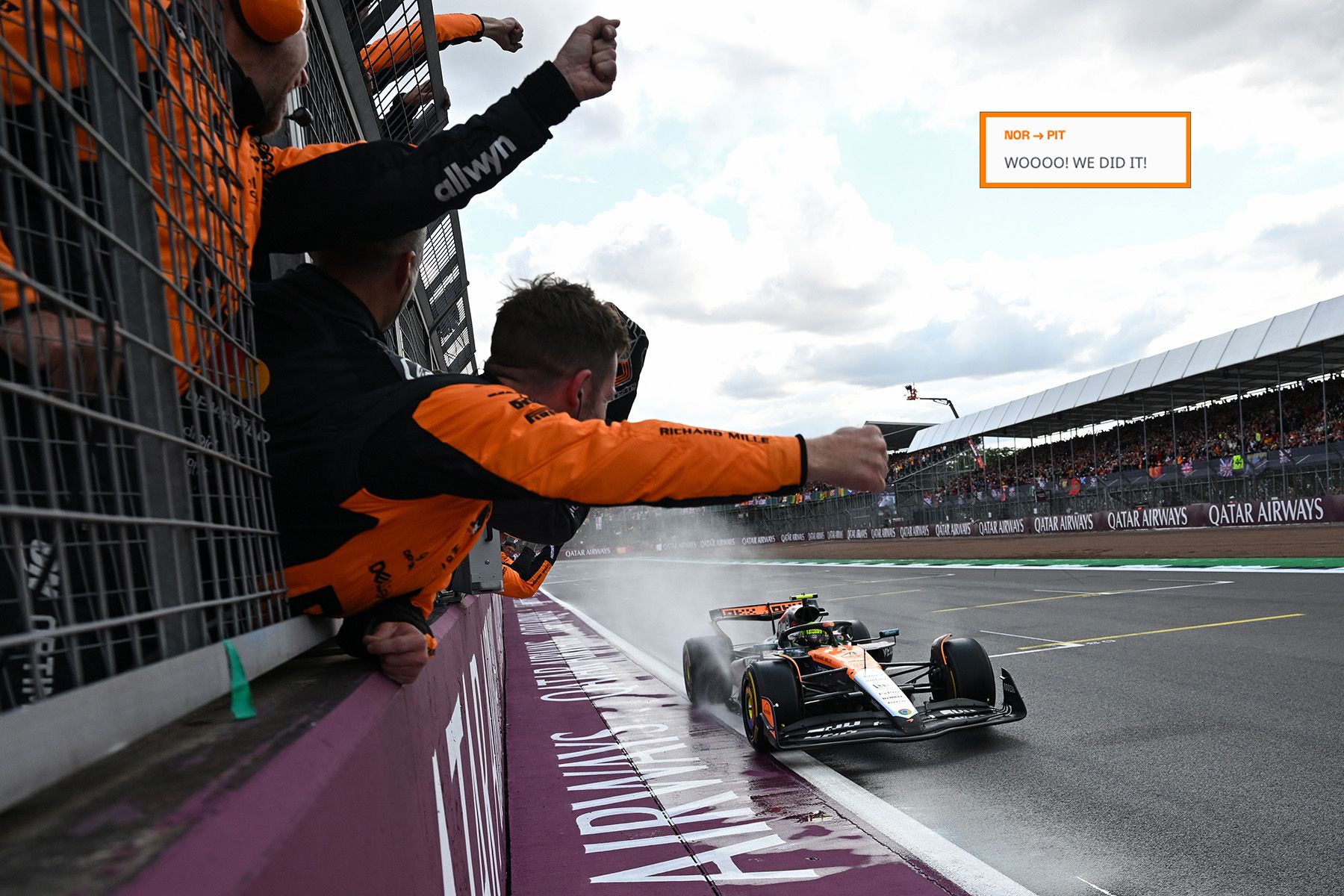 LN Post race radio quote