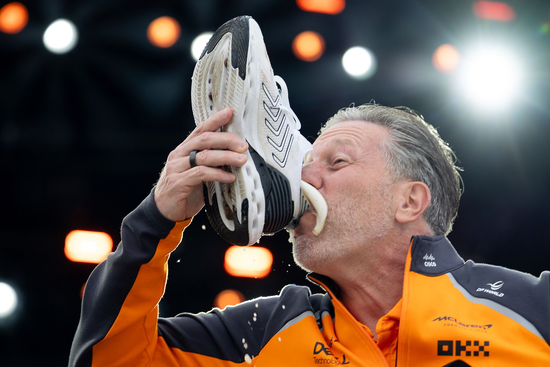 Zak Brown shoey