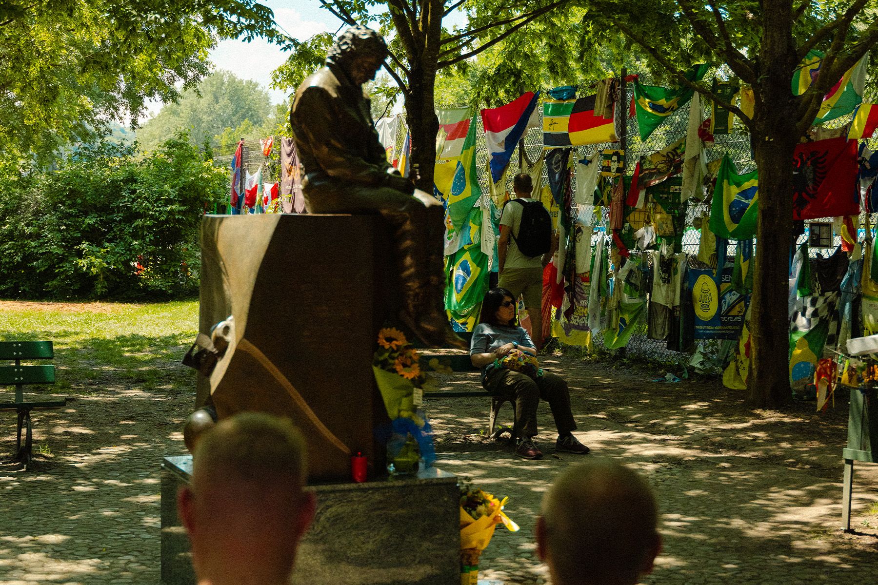 The Ayrton Senna memorial in Imola