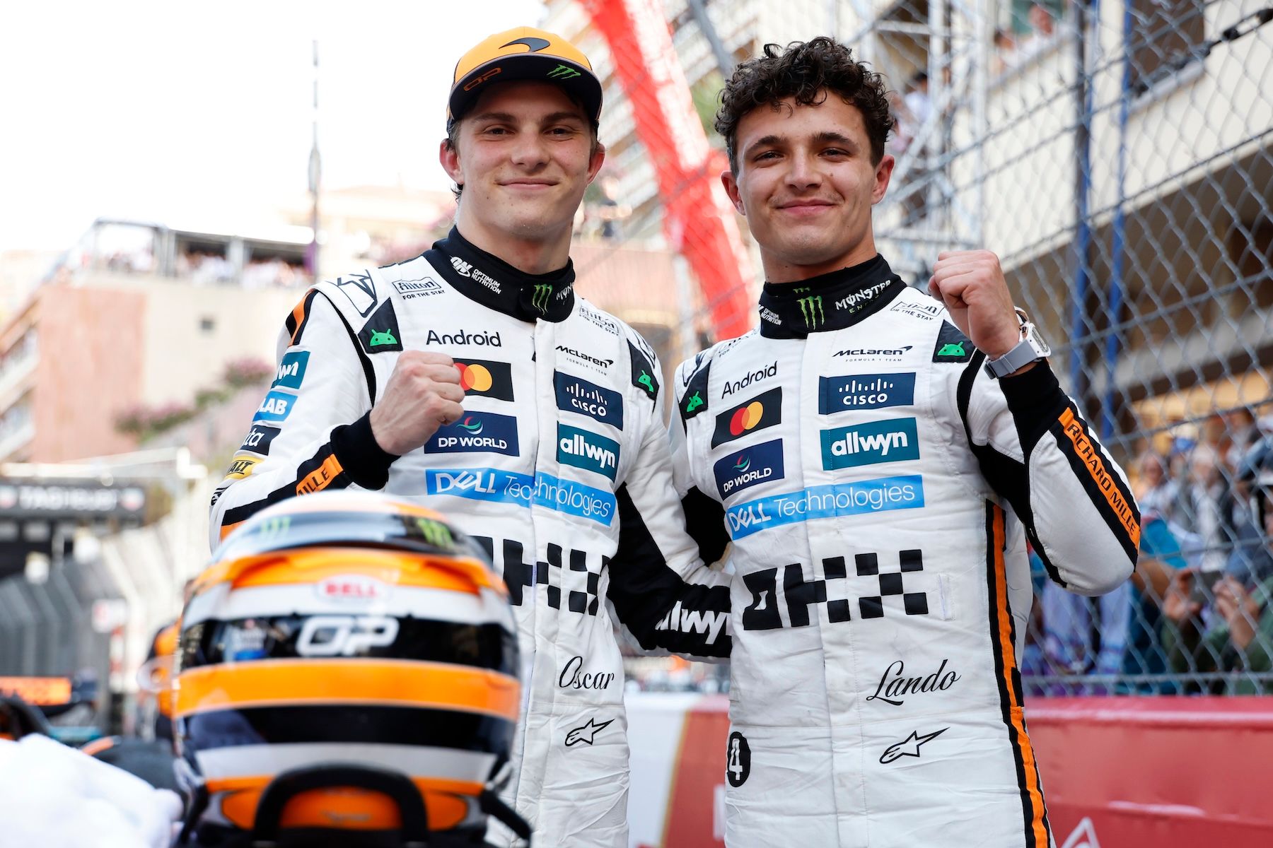 Lando and Oscar in Monaco