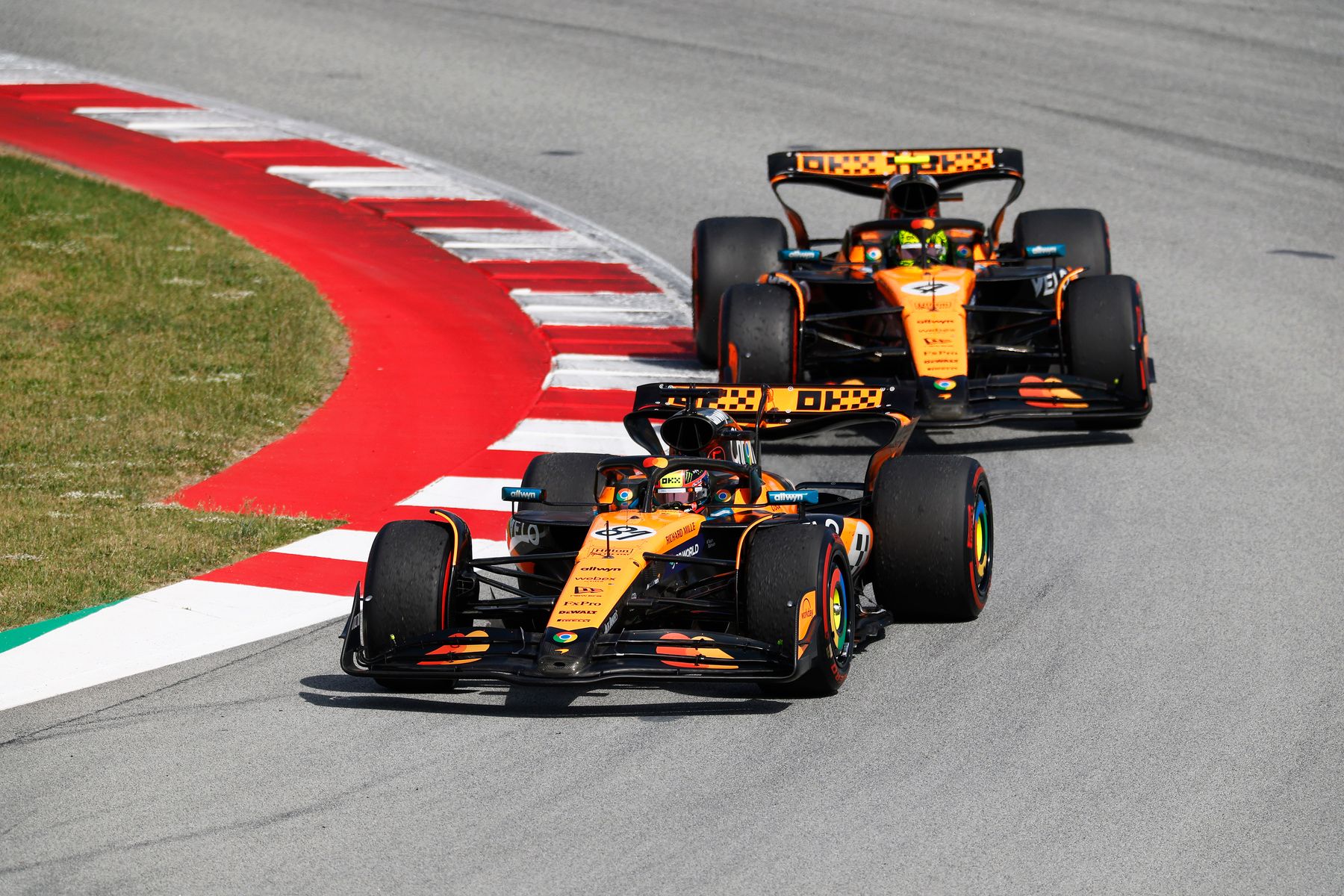 Lando and Oscar Spanish GP