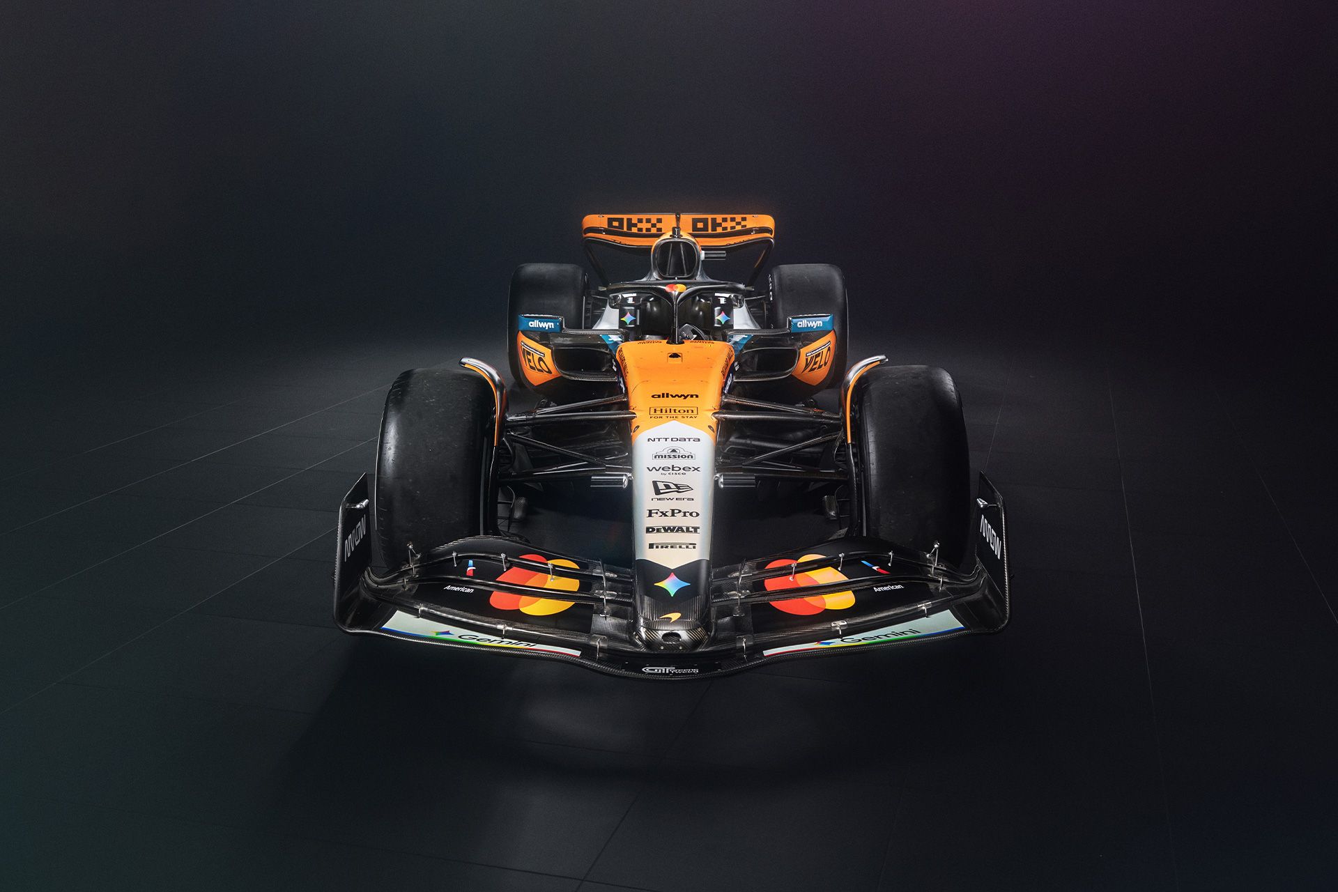 McLaren unveils Google Gemini livery enhancement