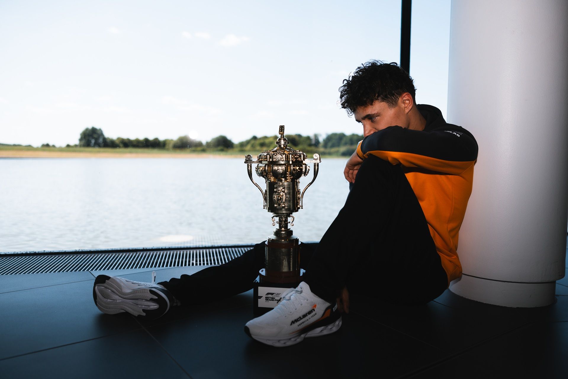 Interview: Lando on winning at home, memories of Lewis Hamilton, and celebrating with his family