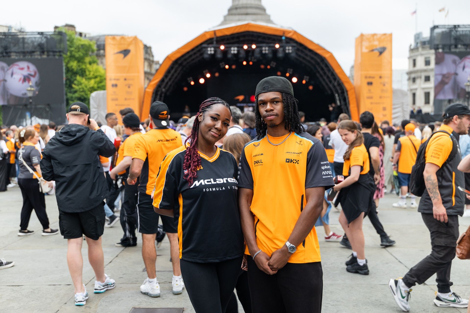 McLaren Racing takes over Trafalgar Square for July fan activation