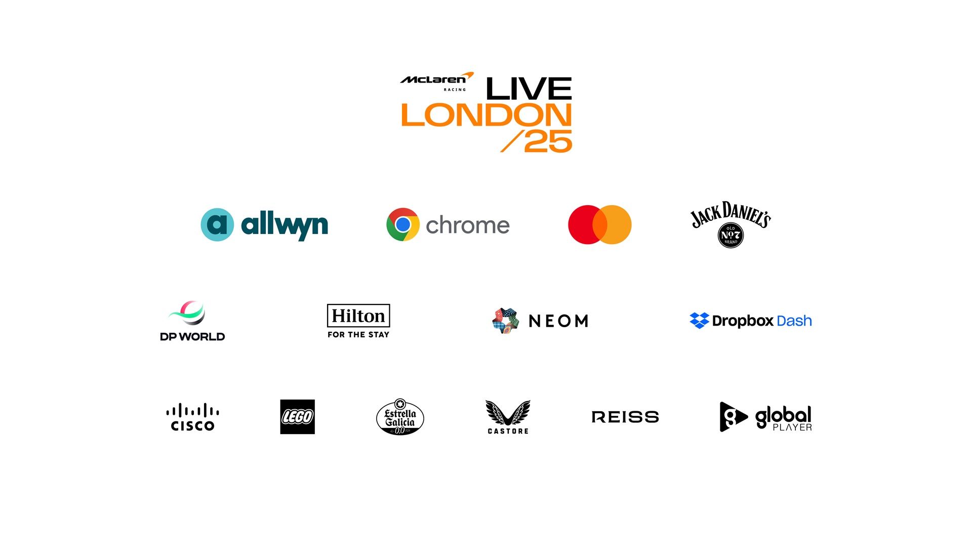 McLaren Racing Live: London Partners