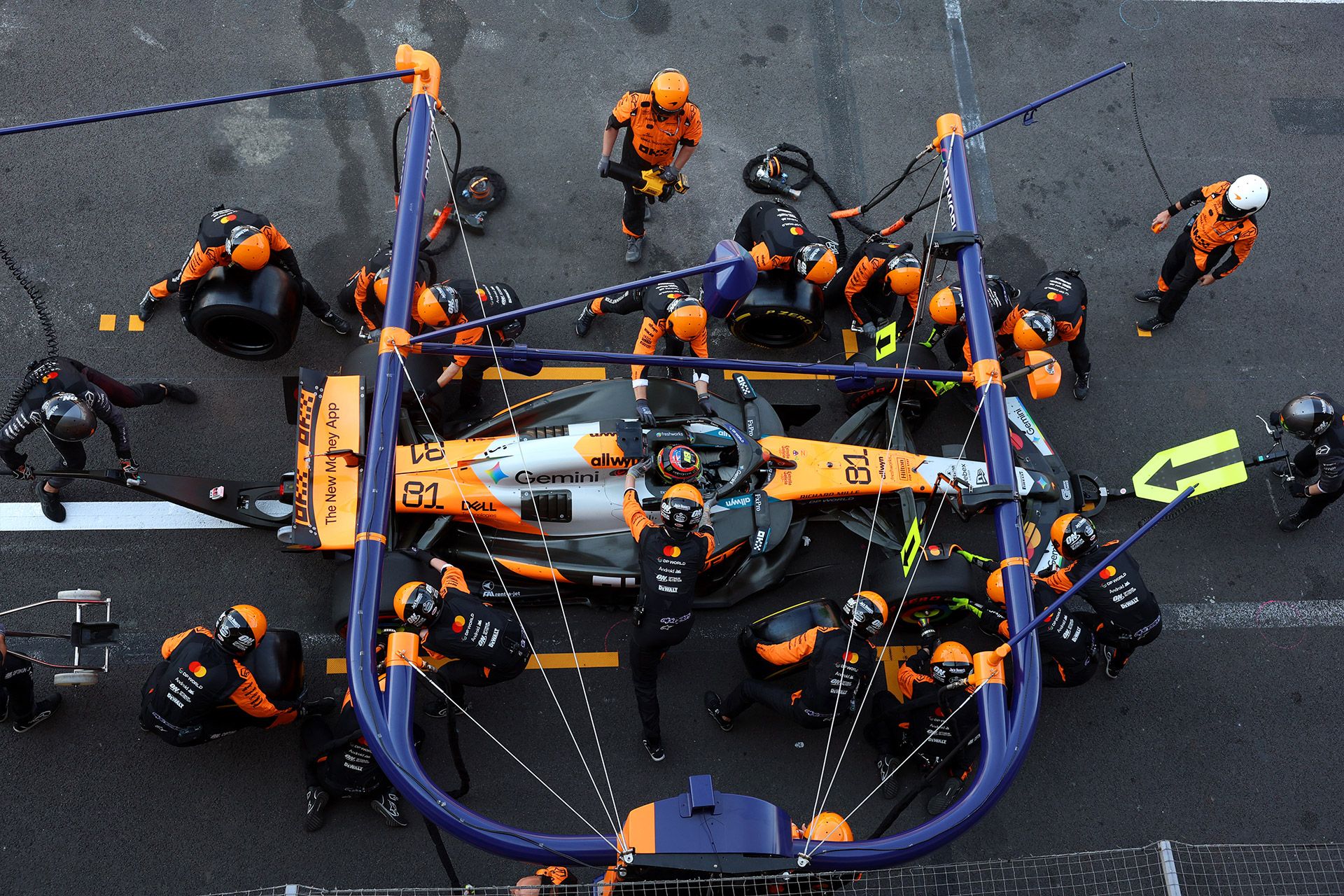 McLaren Racing Pit Crew