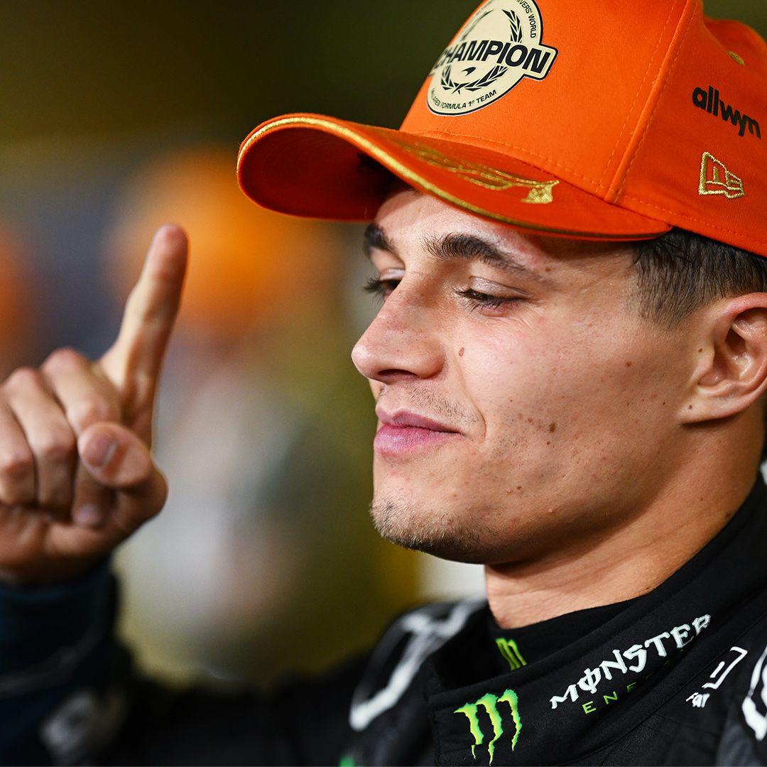 Lando to use No.1 in 2026 as World Champion