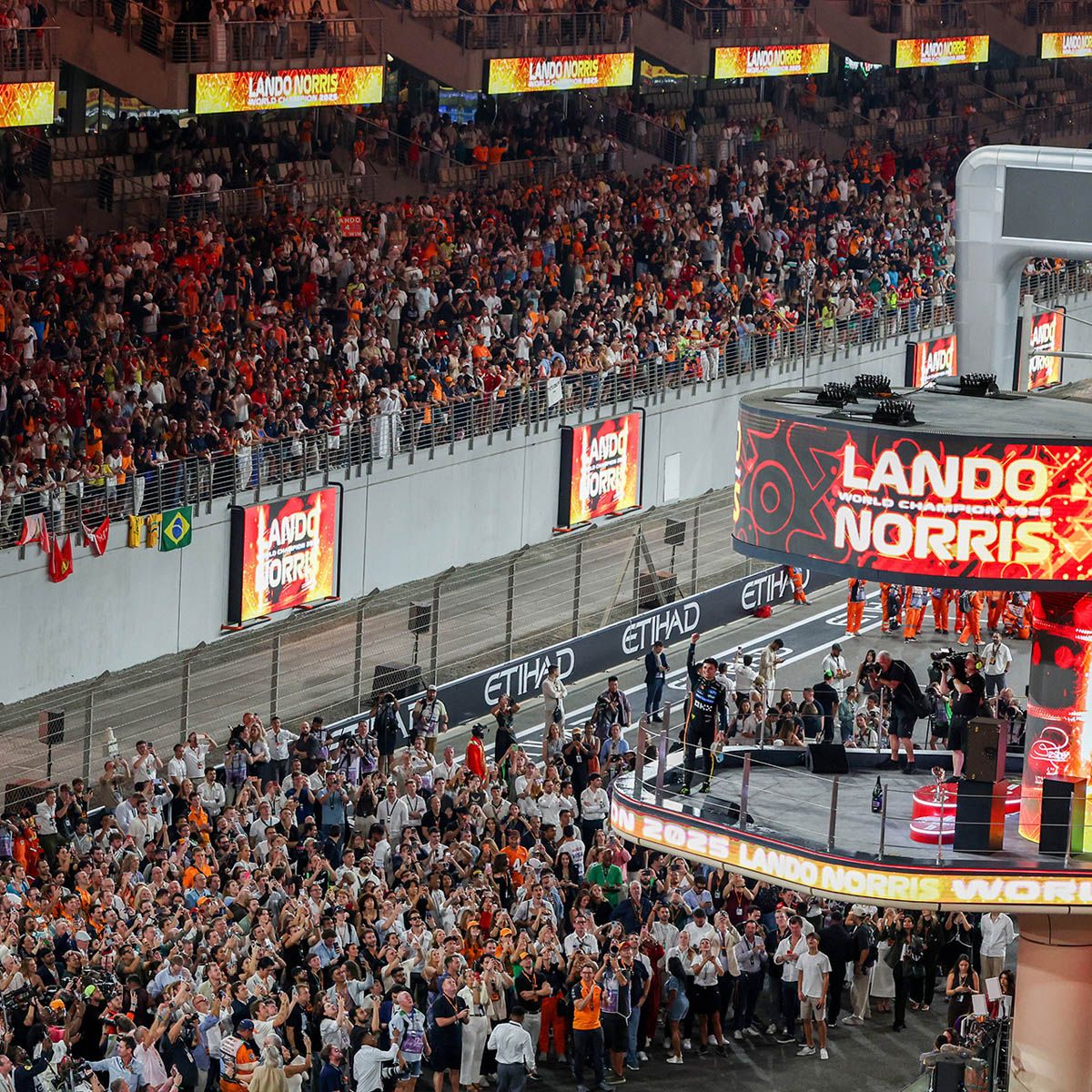 How the paddock reacted to Lando’s F1 Drivers’ World Championship triumph