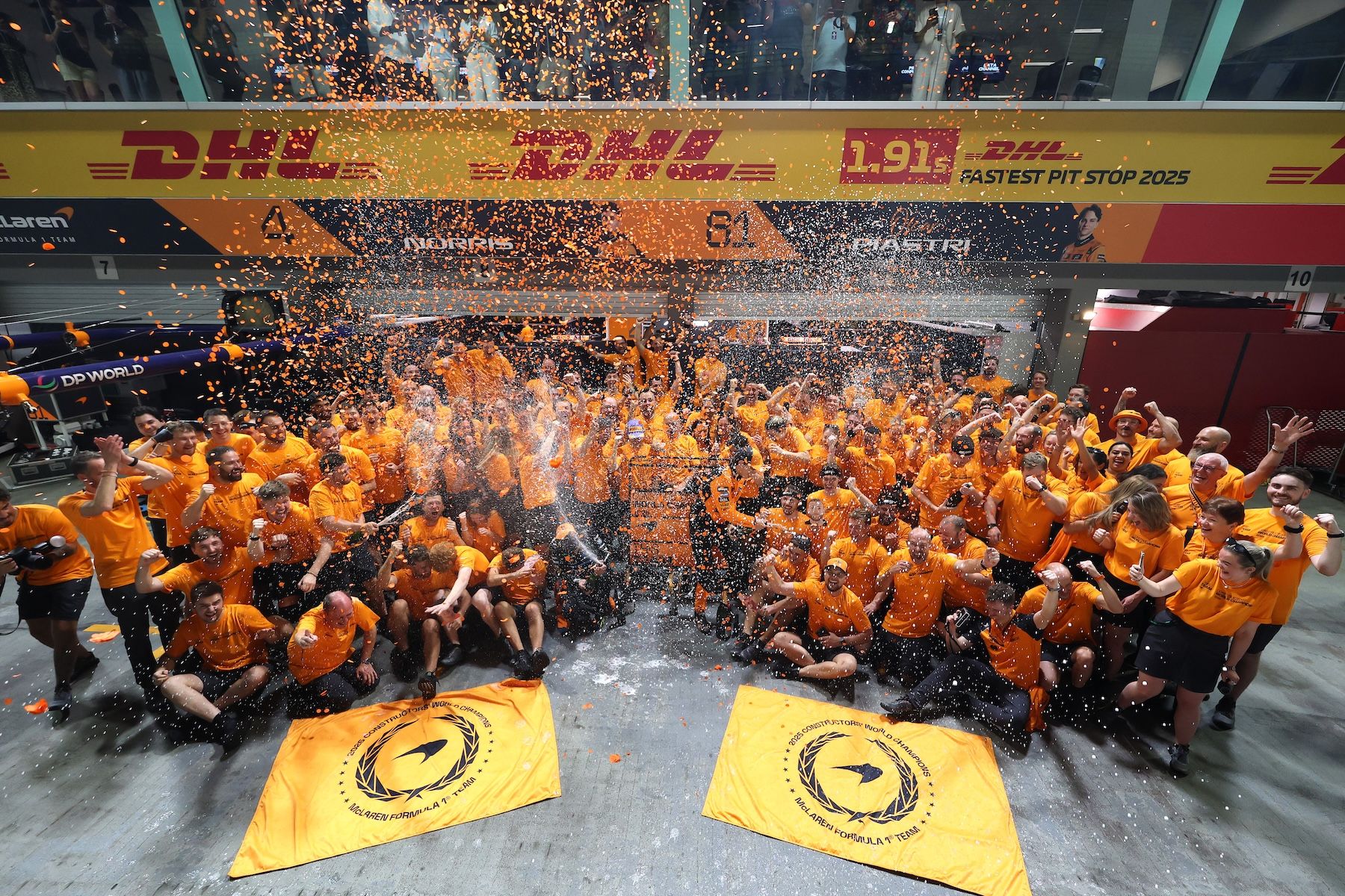 Team celebrating