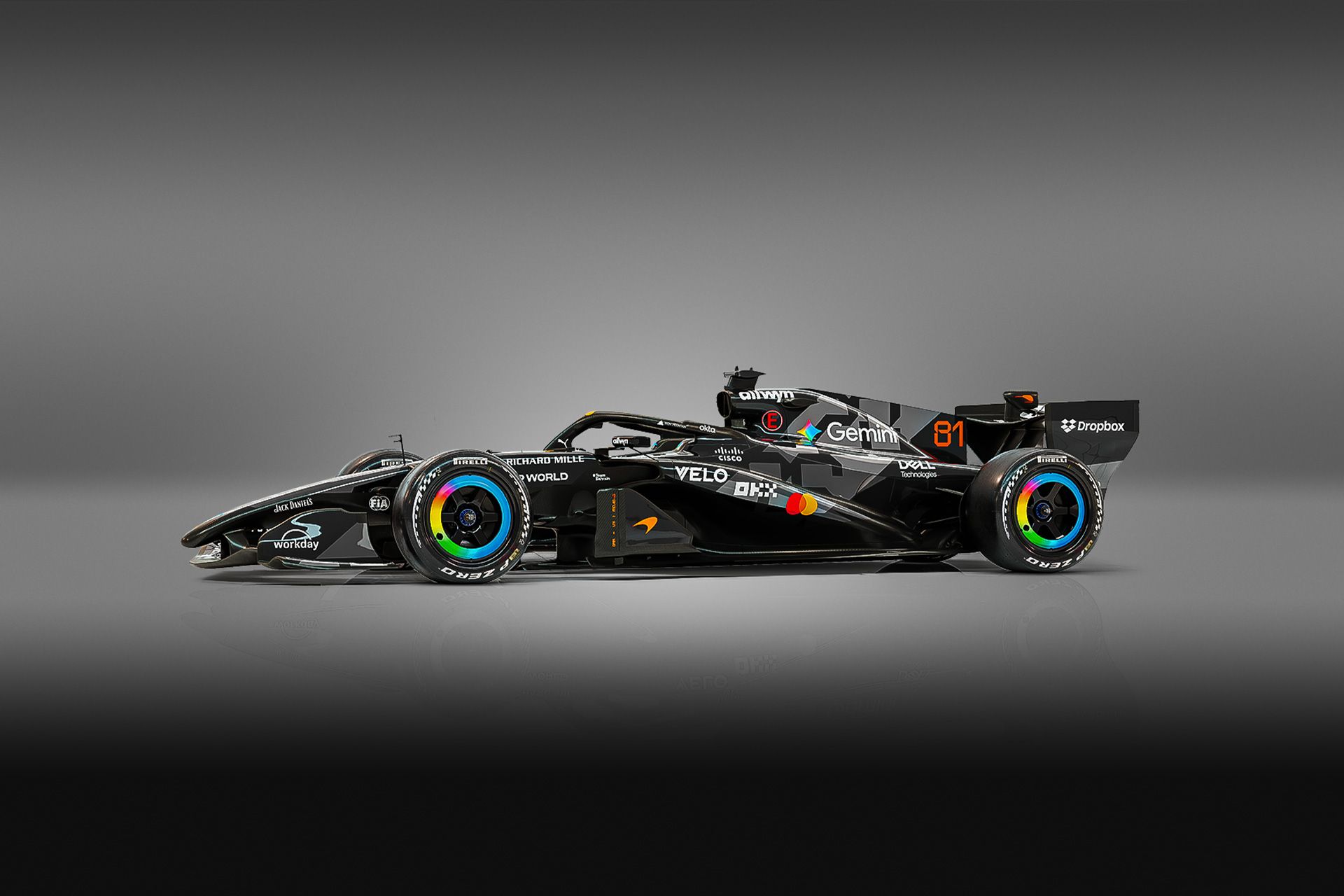 Stealth Livery for Shakedown McLaren Mastercard
