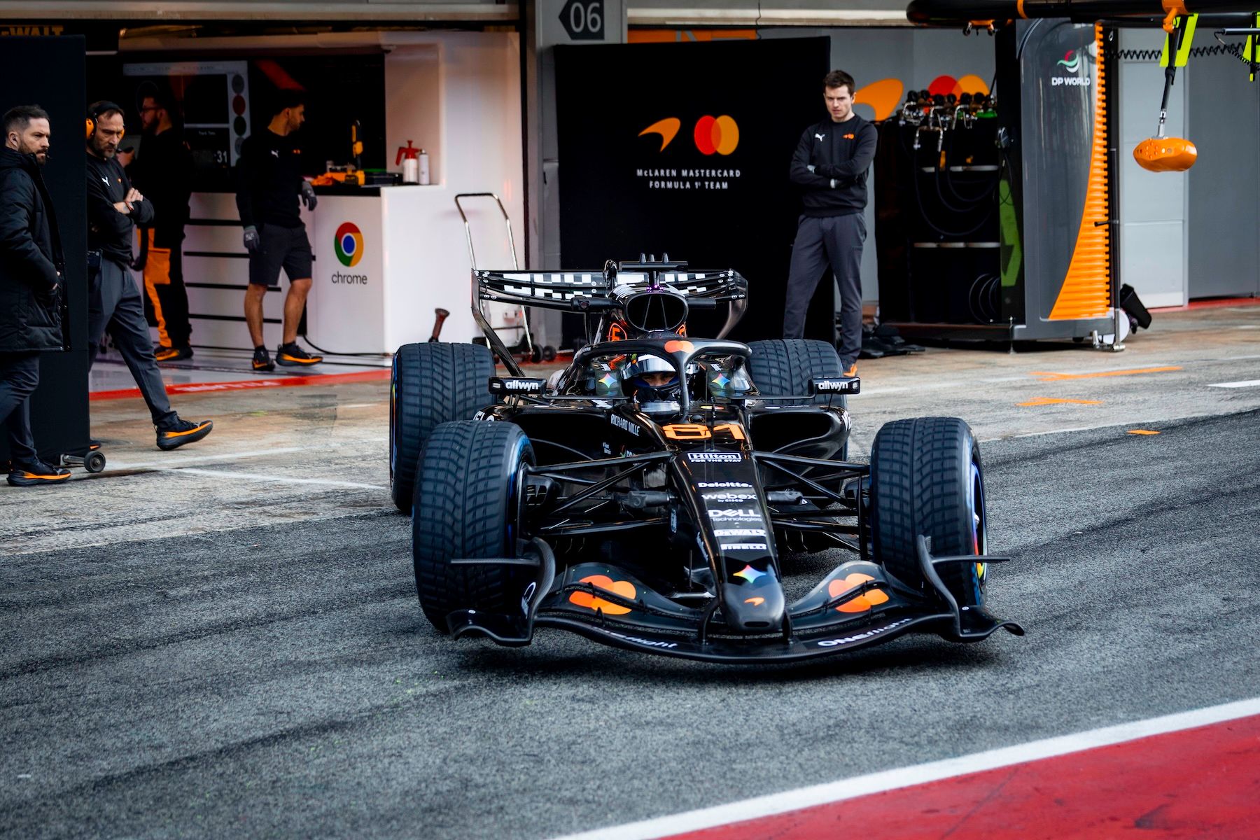 The MCL40 made its on-track debut on the third day of running at the Barcelona Shakedown