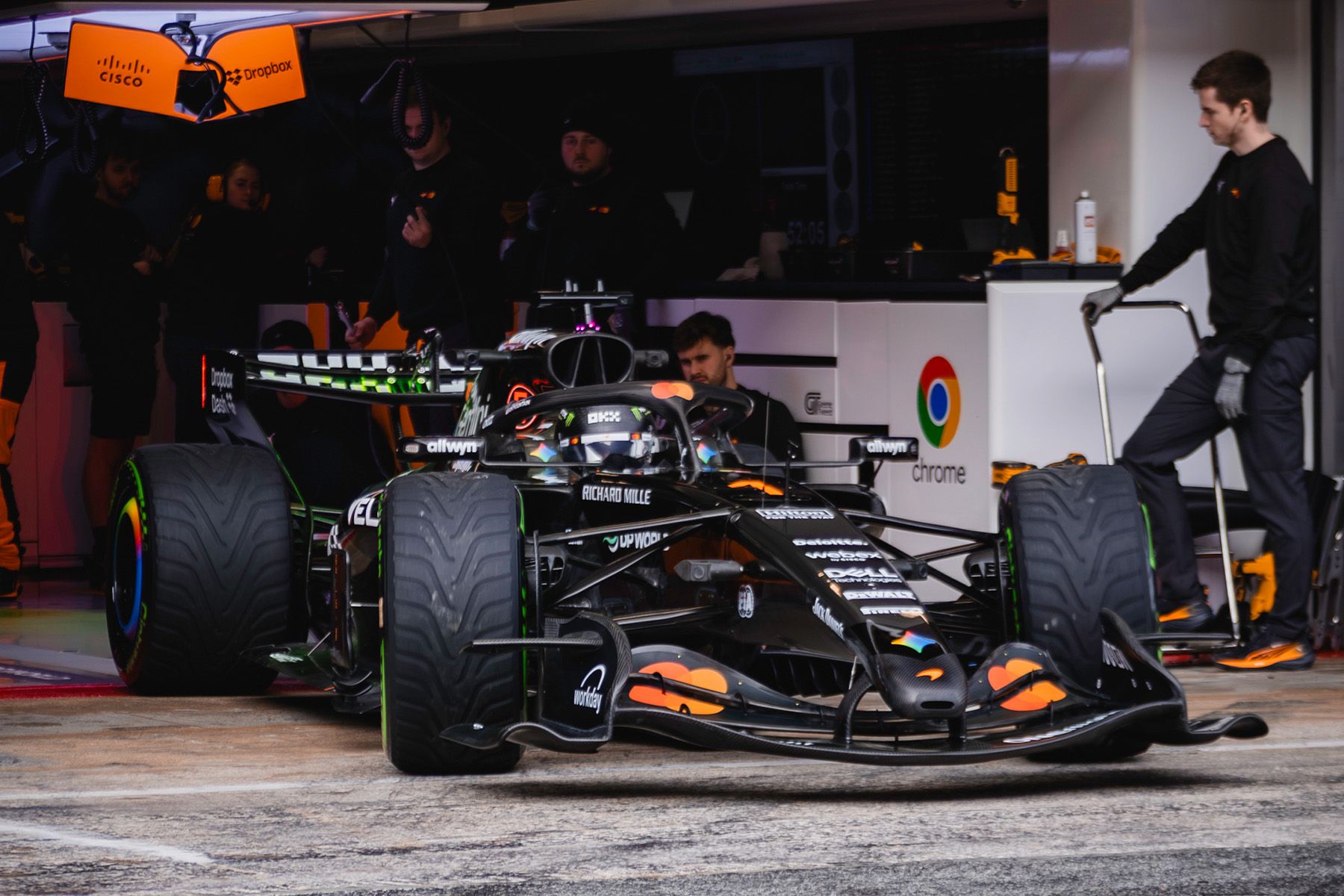 The MCL40 made its on-track debut on the third day of running at the Barcelona Shakedown