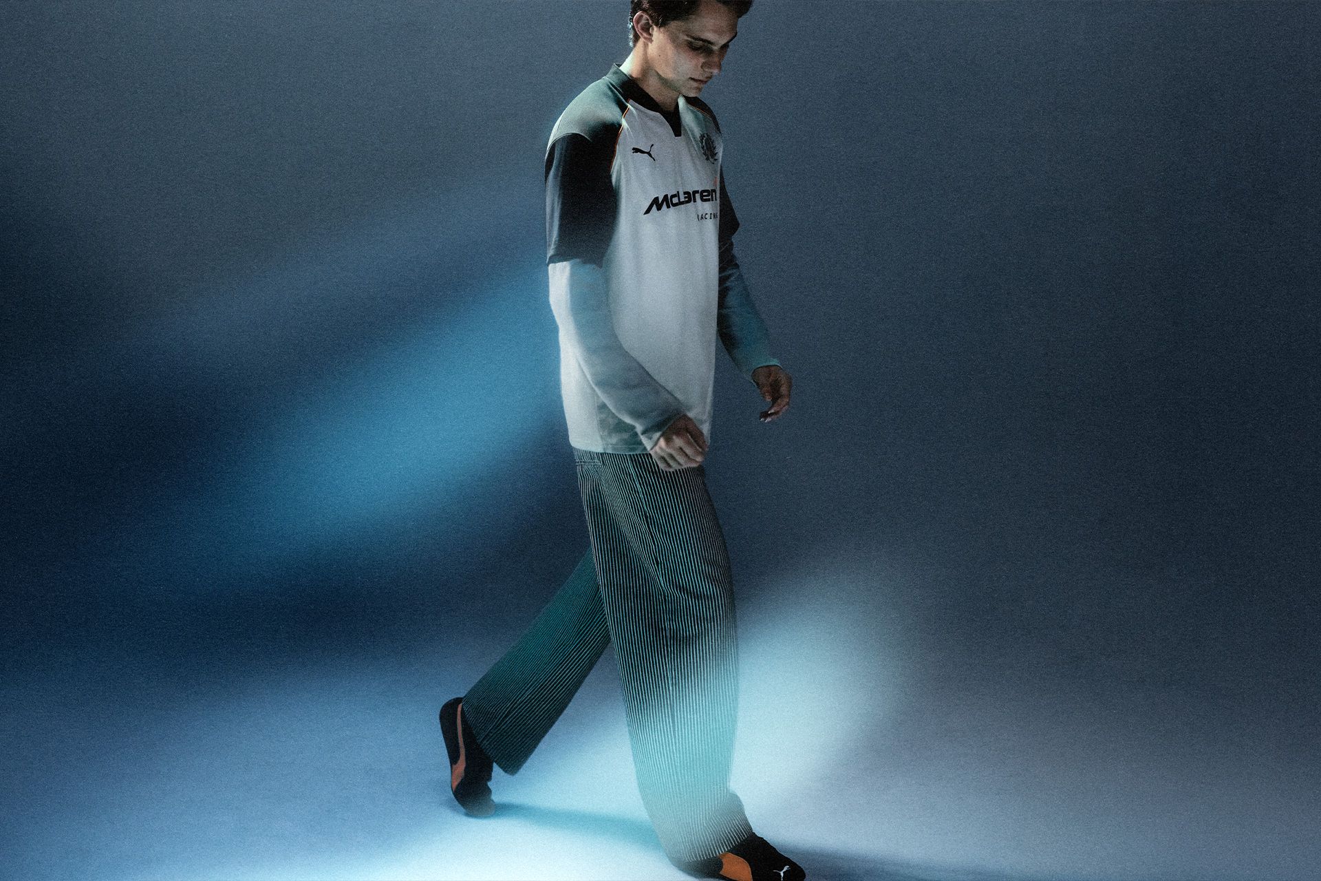 Oscar Piastri in the new Puma x McLaren Racing Collection