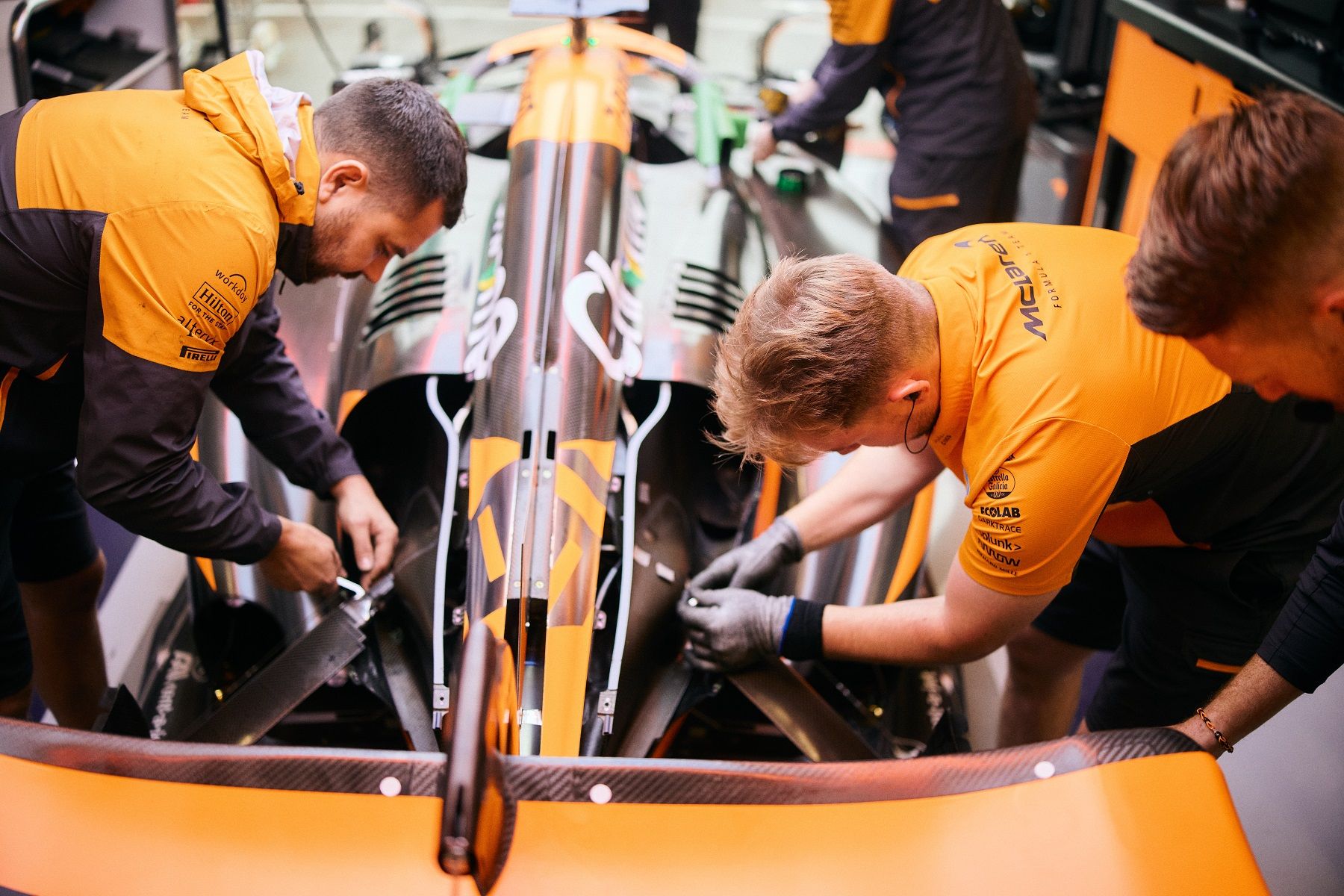 Working on the car