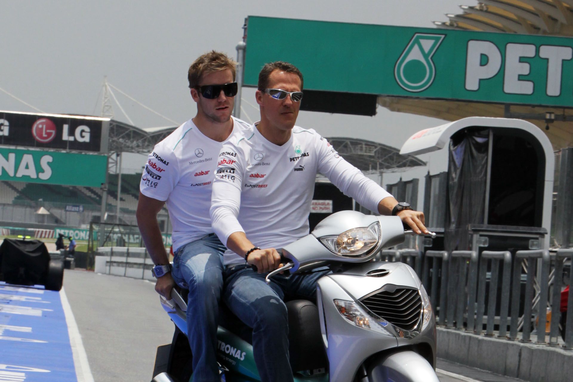 Schumacher and Sam Bird