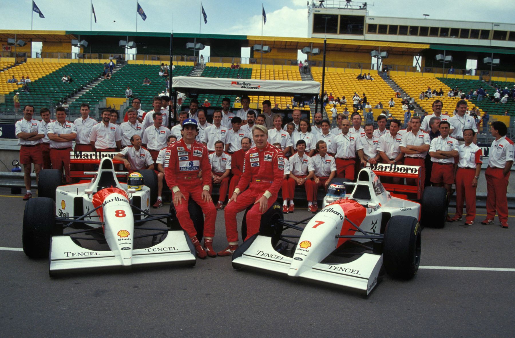 What was it like to work with Senna?