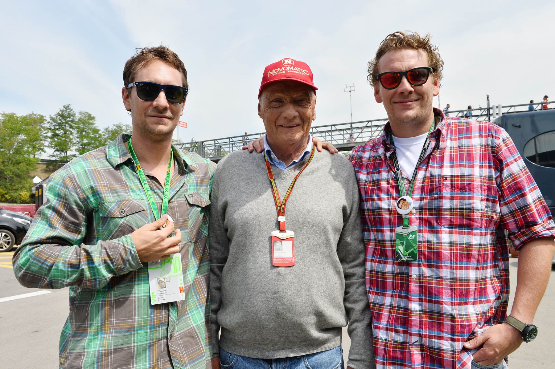 Niki Lauda and his sons