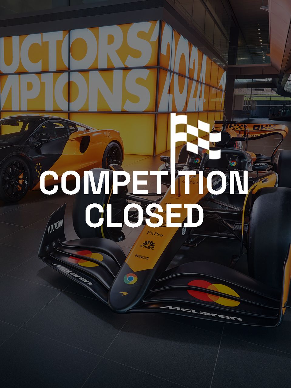 Win a tour of McLaren HQ in March