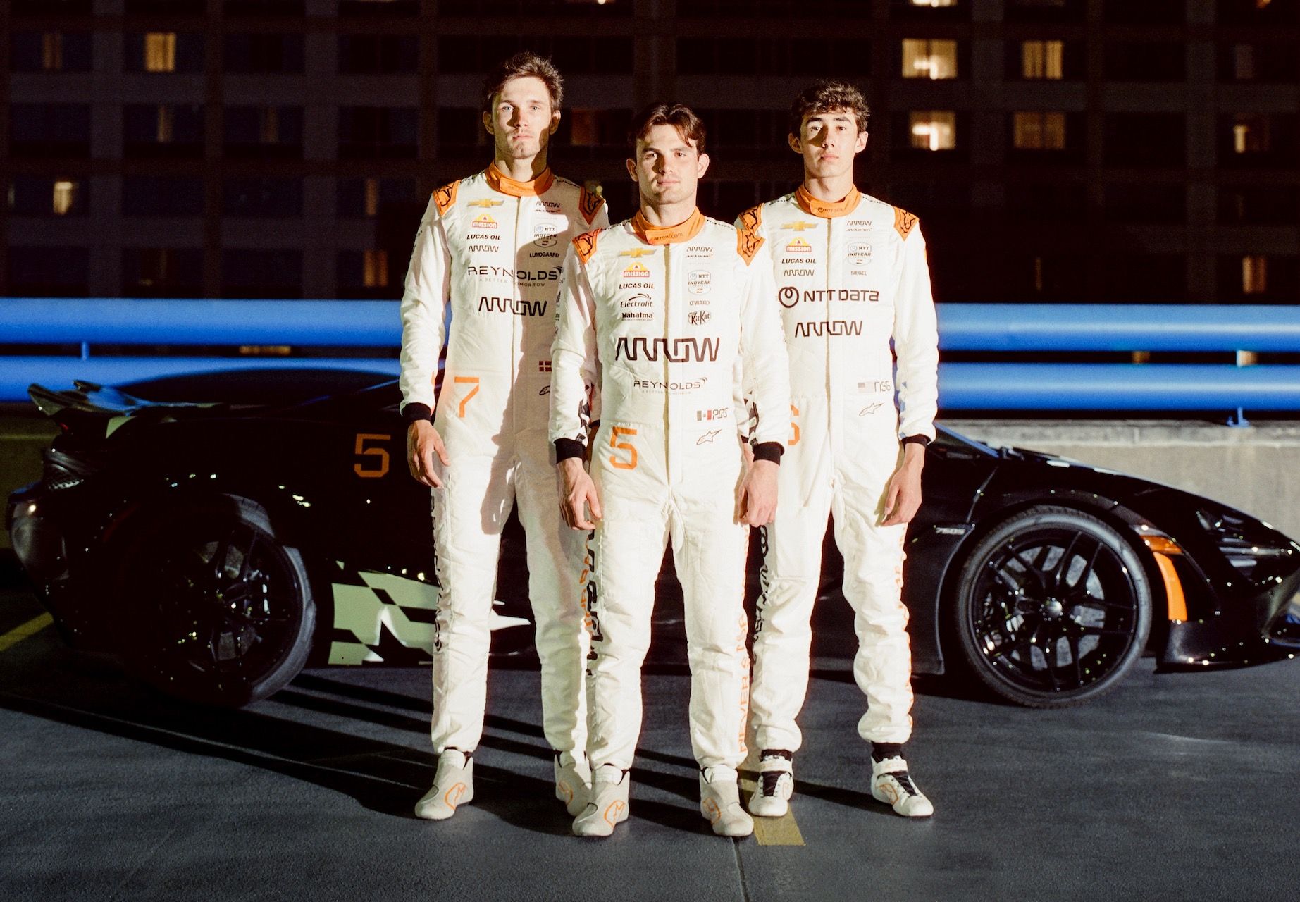 Arrow McLaren Unveils Indianapolis 500 Firesuits