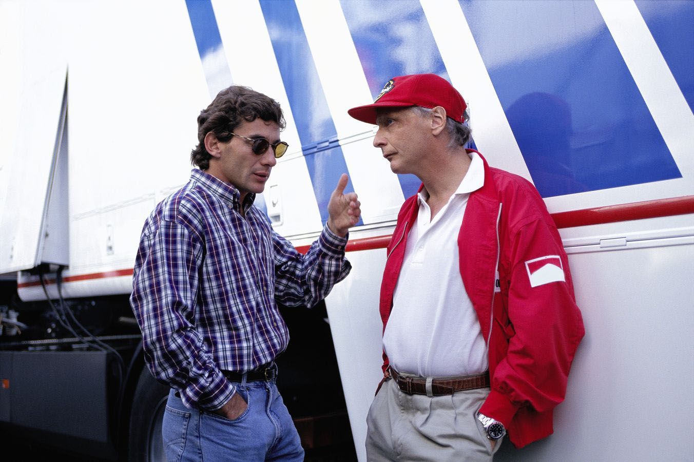 Ayrton and Niki pictured in 1994