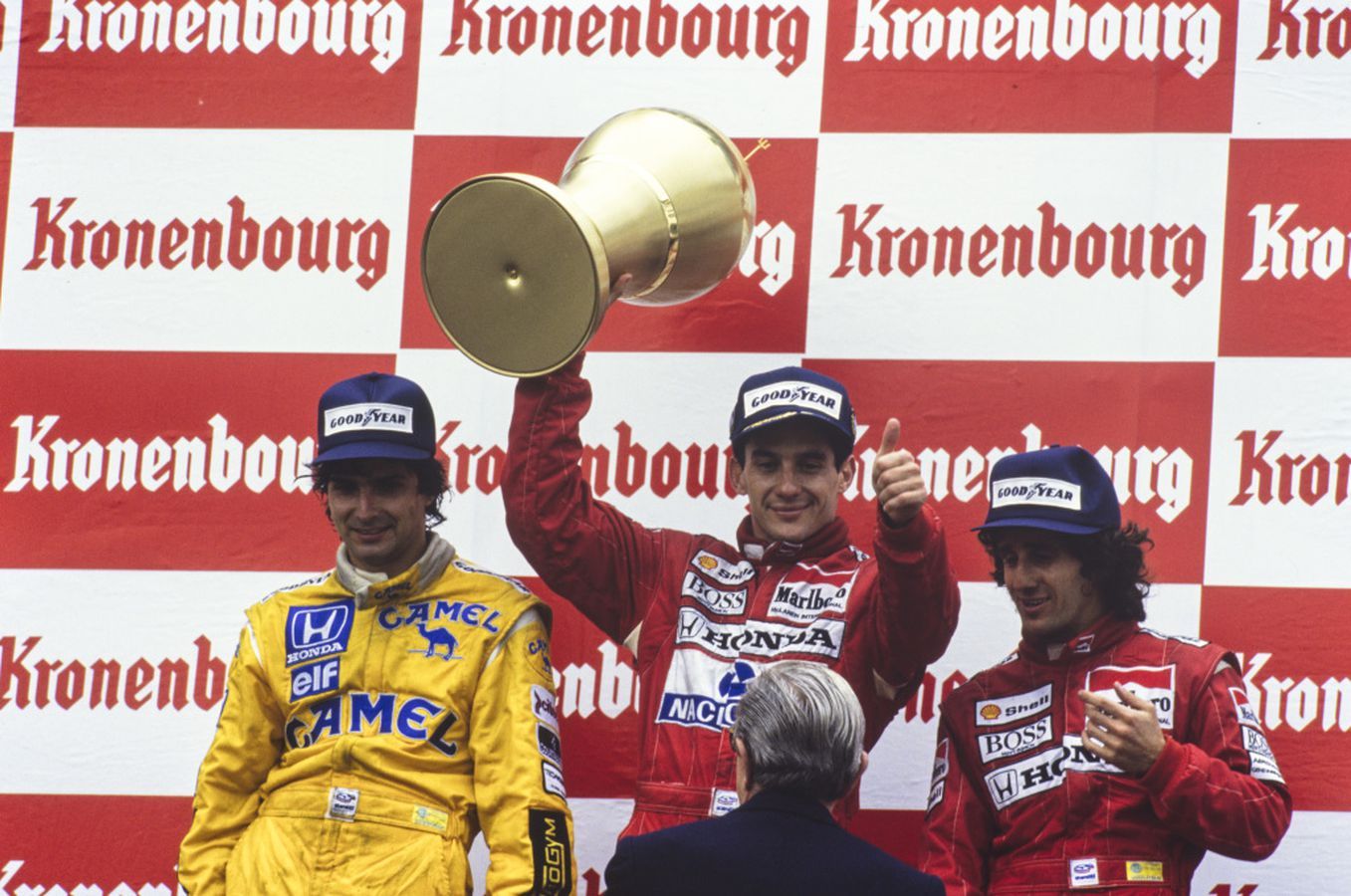 Ayrton Senna and Alain Prost's podium-finish in 1988