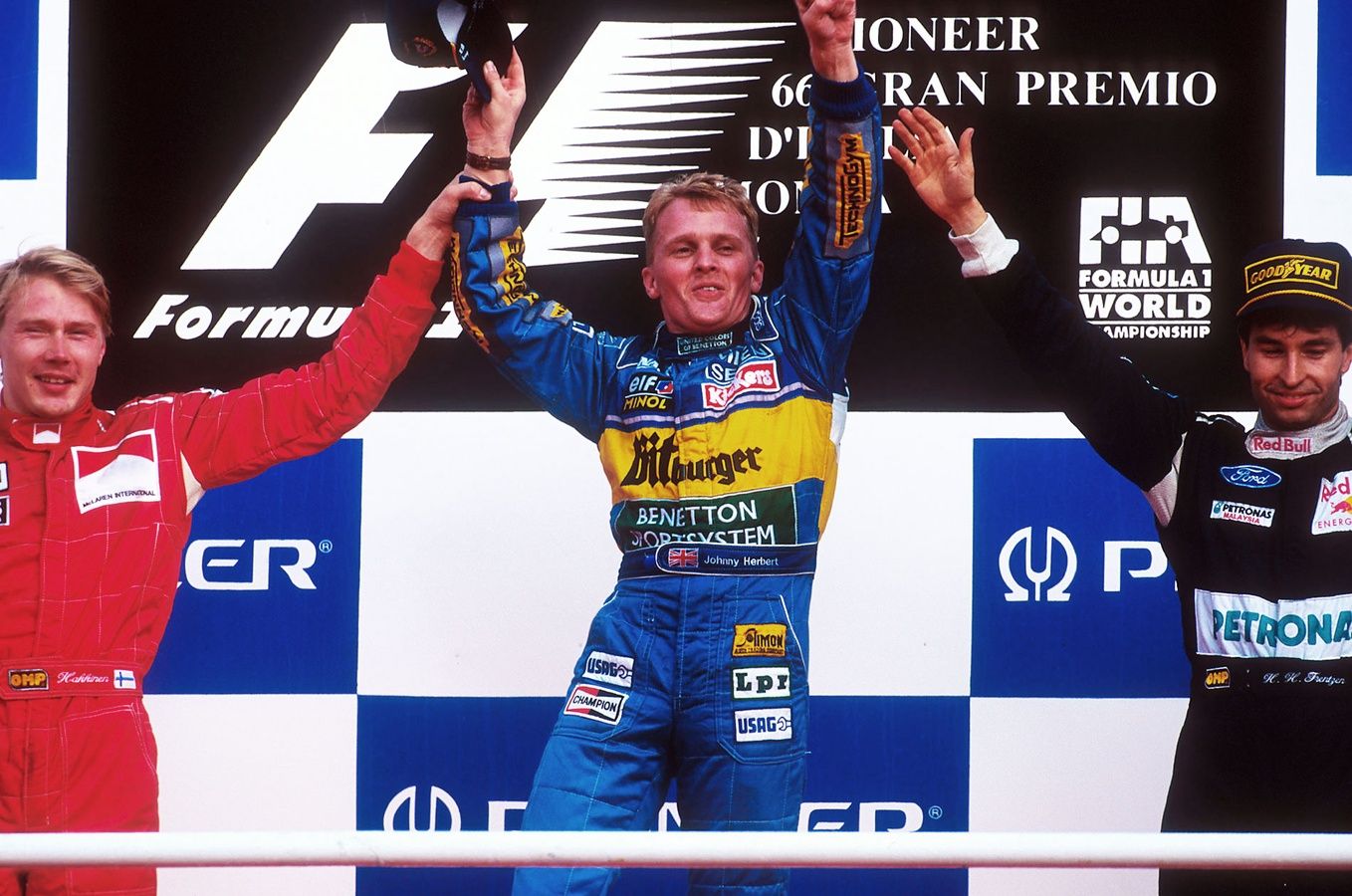1995 - Italy podium