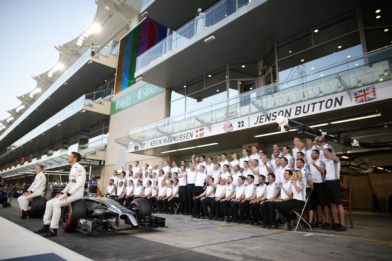 Abu Dhabi team shot