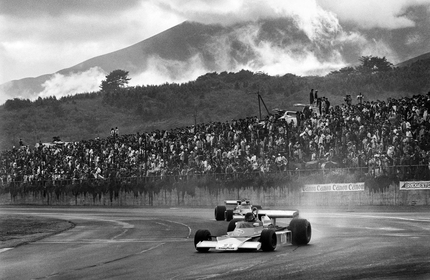Jochen Mass rides shotgun