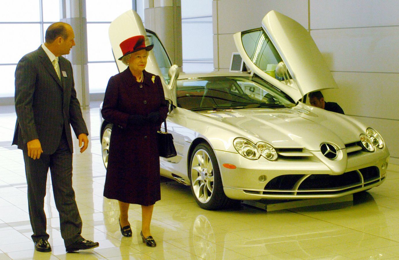 Her Majesty Queen Elizabeth II was taken on a tour of the MTC