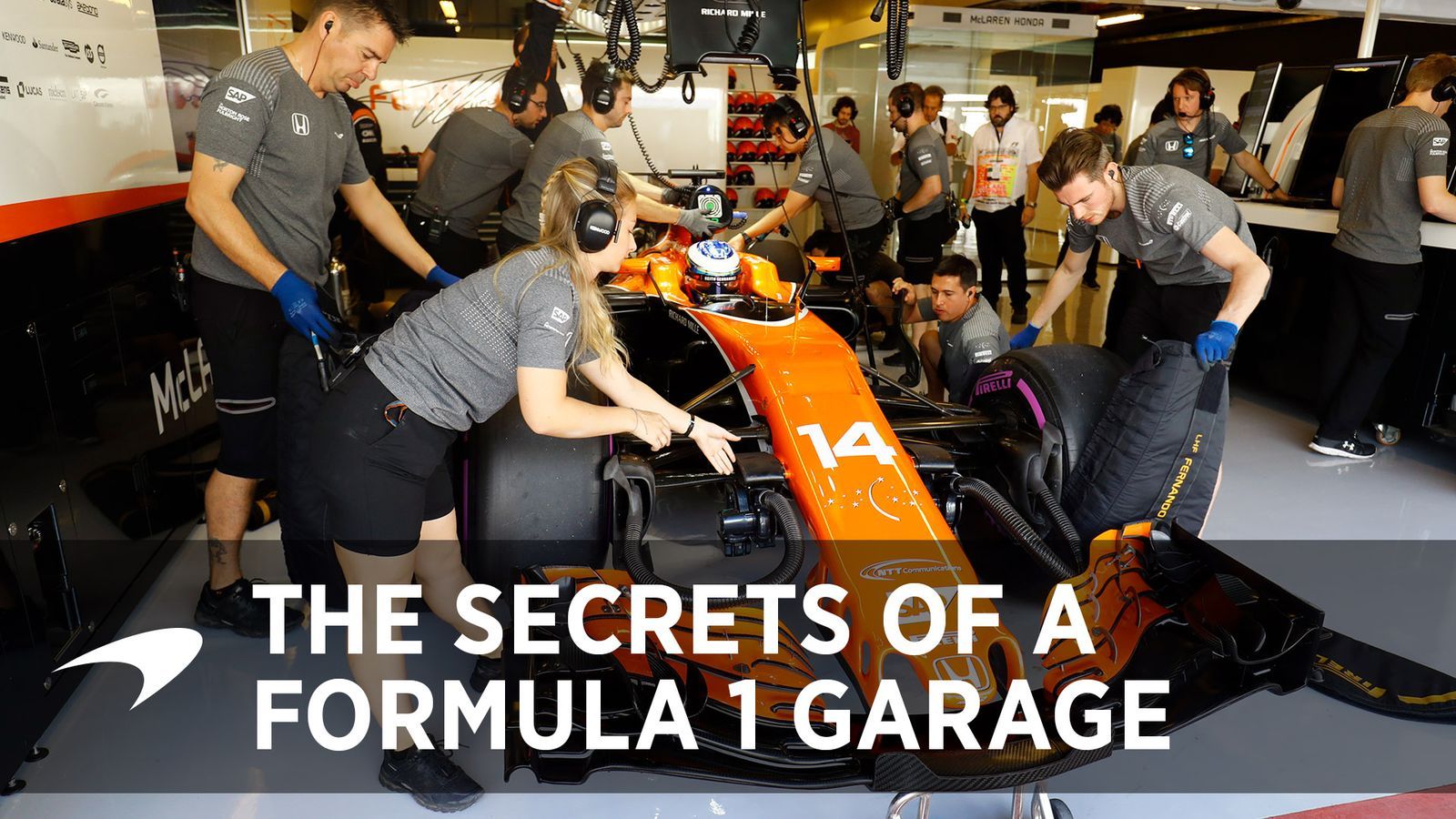 The secrets of a Formula 1 garage