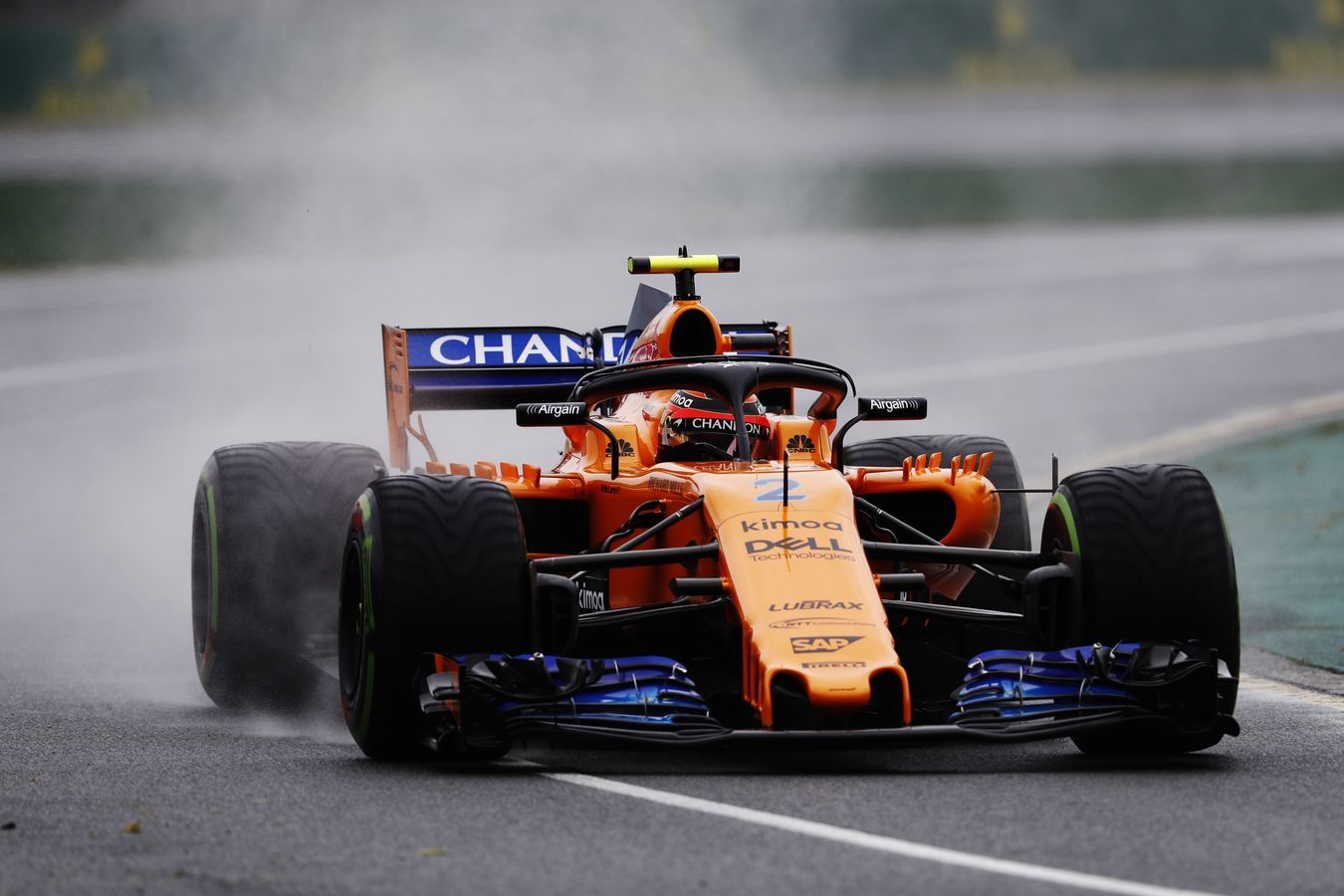 Stoff battles through the rain in FP3