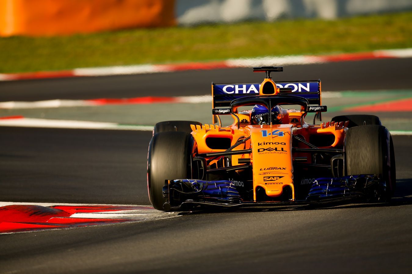 Fernando setting those fast laps in Barcelona