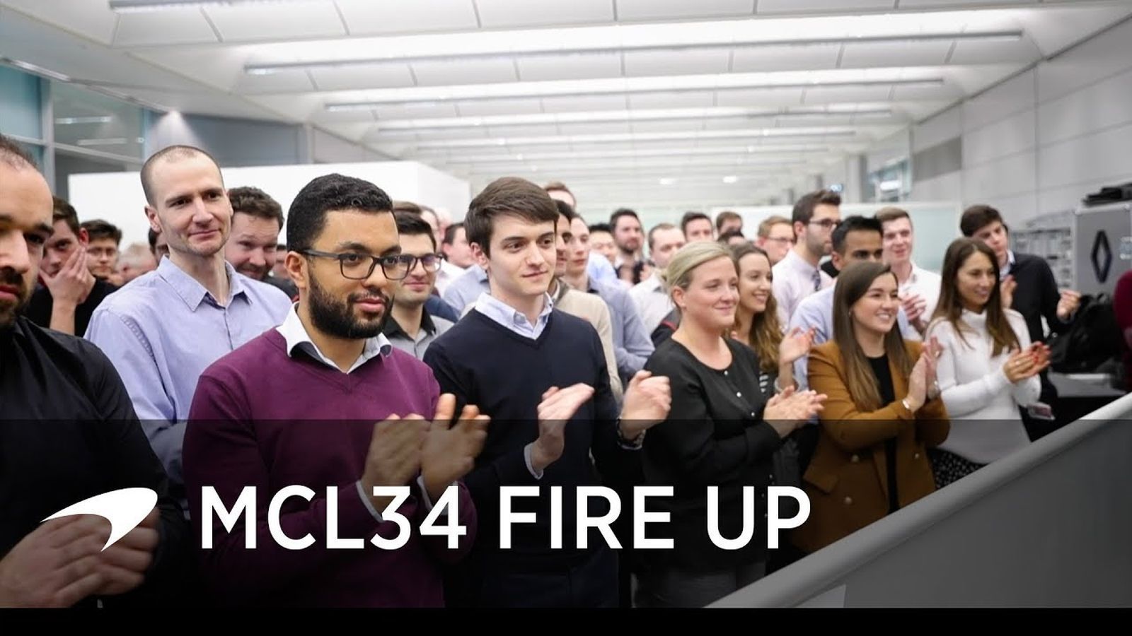 MCL34 fire up