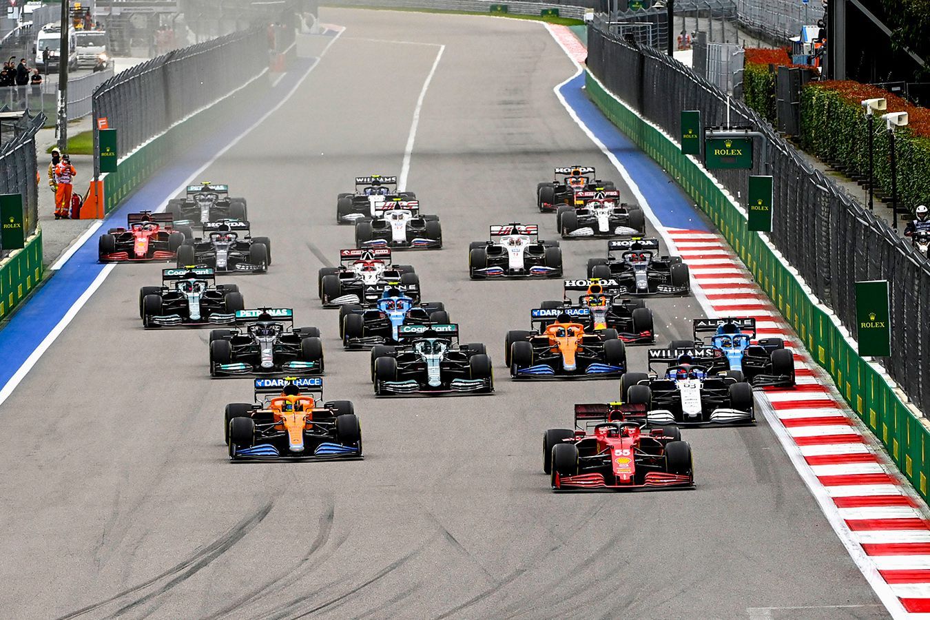 The Race to the F1 2012 Drivers' Championship – Initial Sketches
