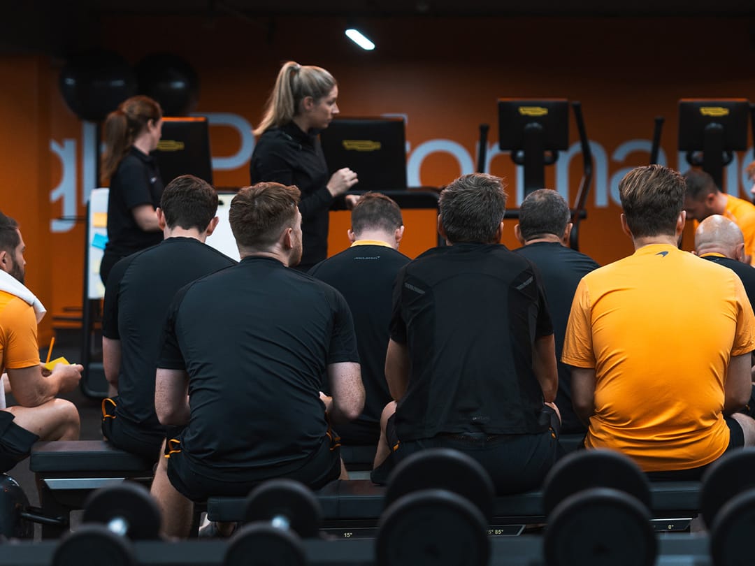 How to train like the <span class="mclaren">McLAREN</span> Formula 1 Team