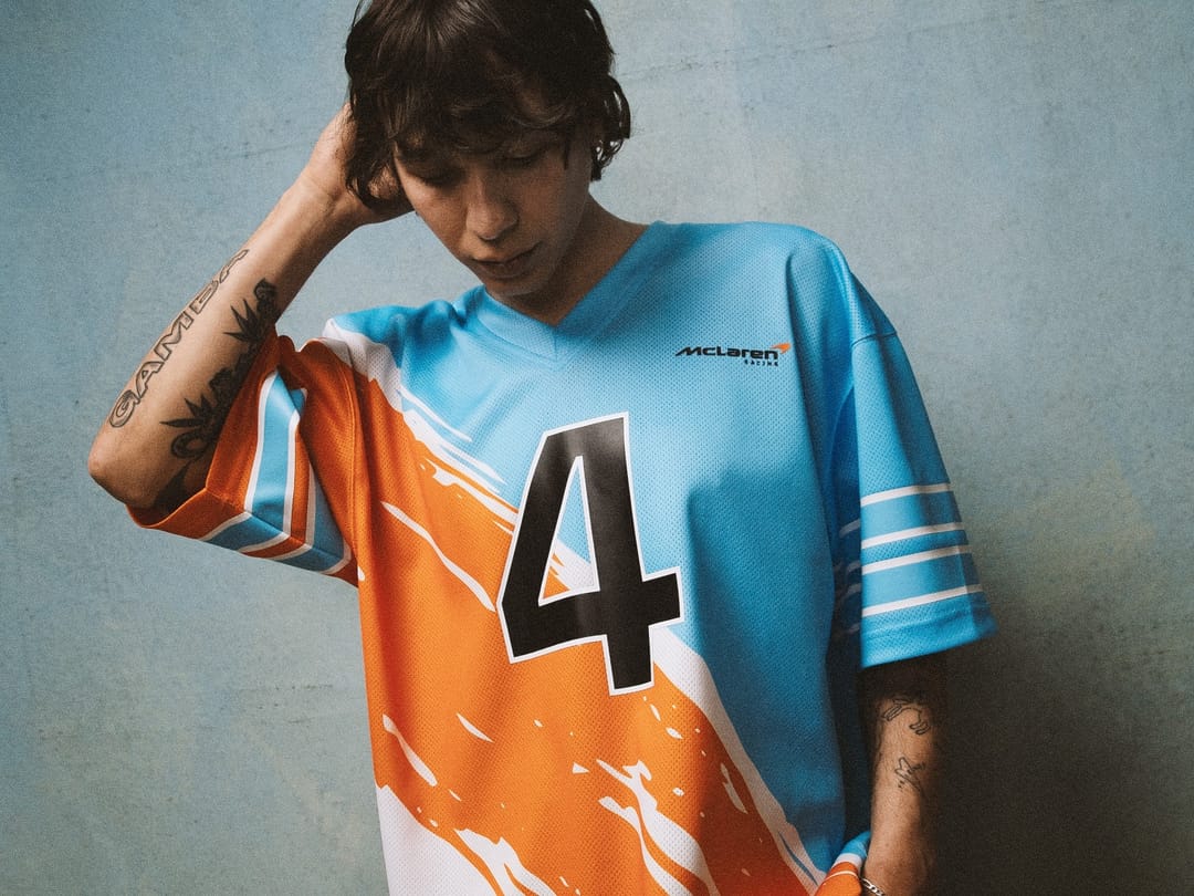 <span class="mclaren">McLAREN</span> and Mitchell & Ness Collab