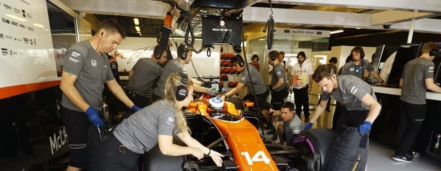 The secrets of a Formula 1 garage
