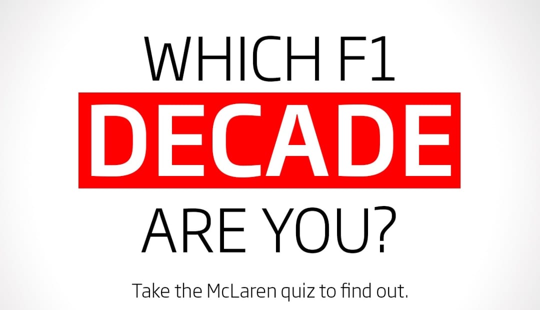 Which F1 Decade Are You?