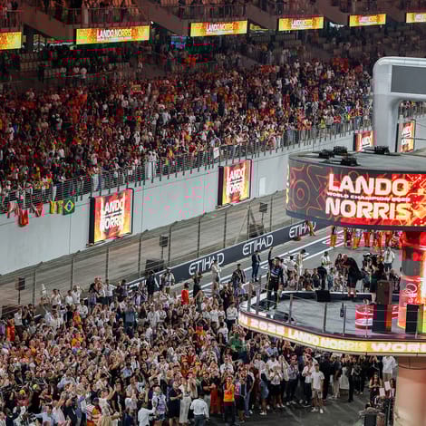 How the paddock reacted to Lando’s triumph