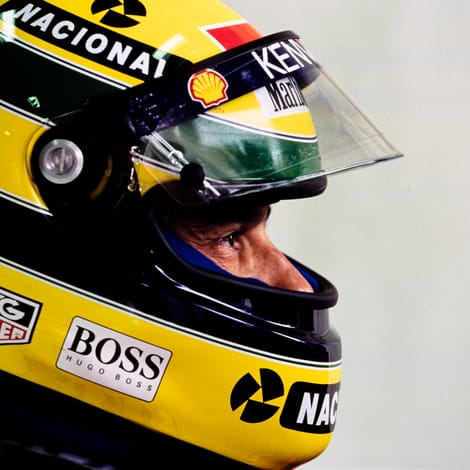 The story behind Ayrton Senna’s helmet, F1’s most iconic design