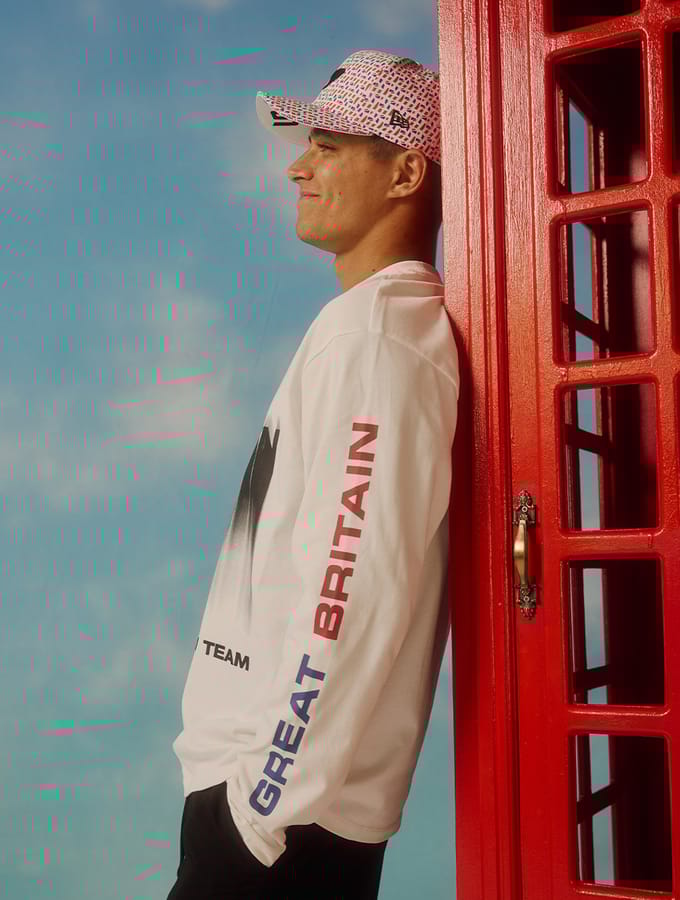 White Graphic Long Tee