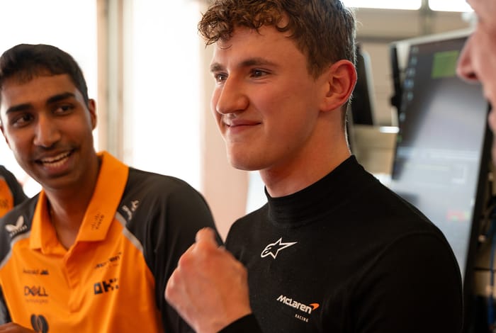 Behind the scenes of Alex Dunne’s first F1 test 