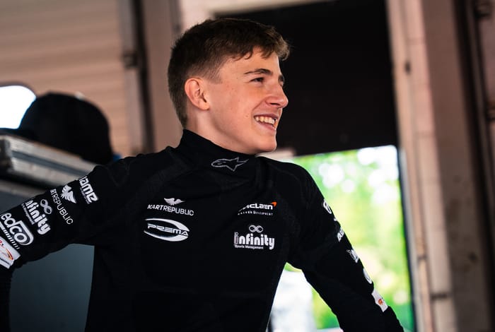 Meet Dries Van Langendonck, the karting World Champion testing himself on the single-seater stage