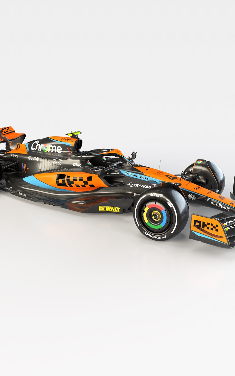 OKX branded McLaren F1 car