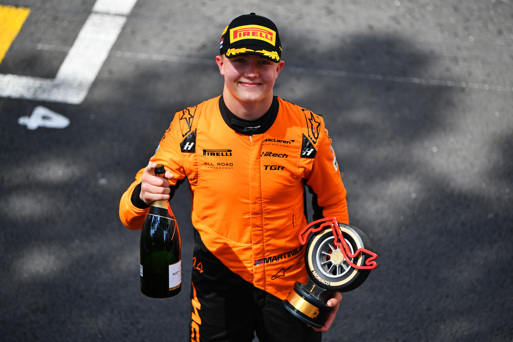 Mercedes and McLaren junior drivers in the paddock