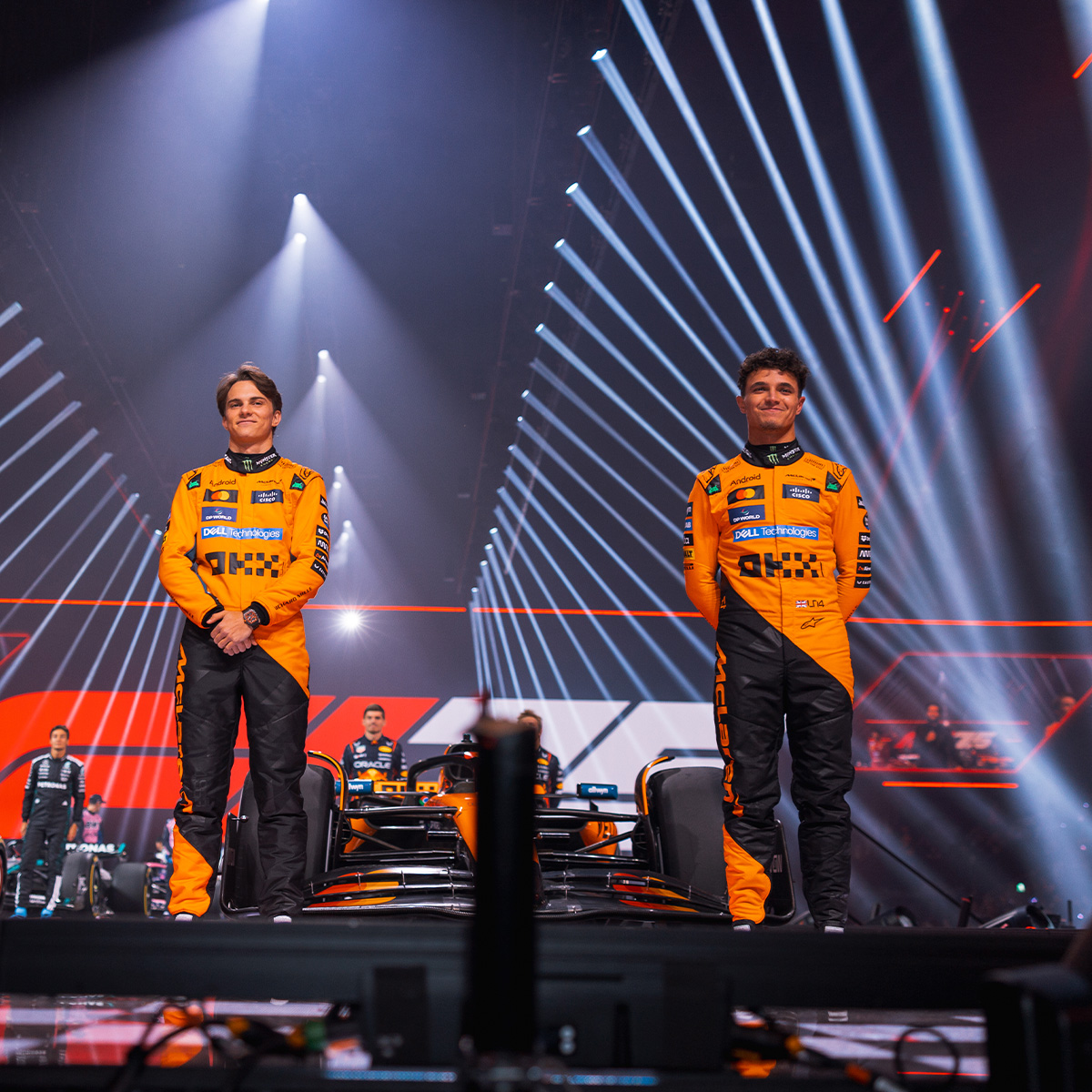 McLaren 2025 Team Polo オレンジ/ブラック Kids 2025 Team Polo - McLaren F1 | Fuel For Fans